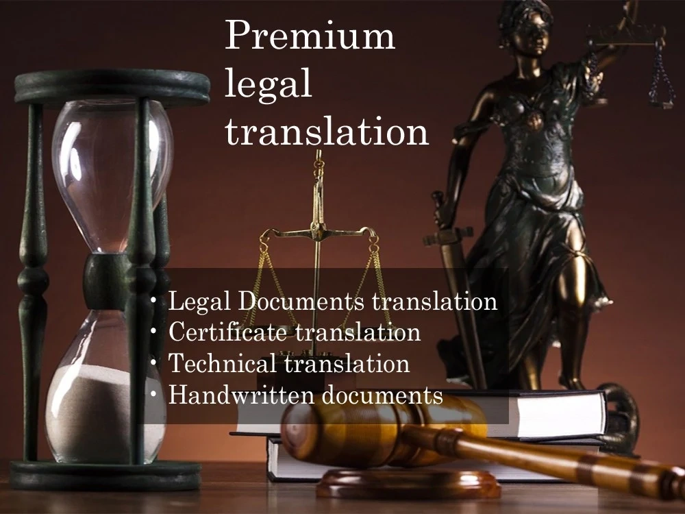 A Premium legal translation from Spanish to English