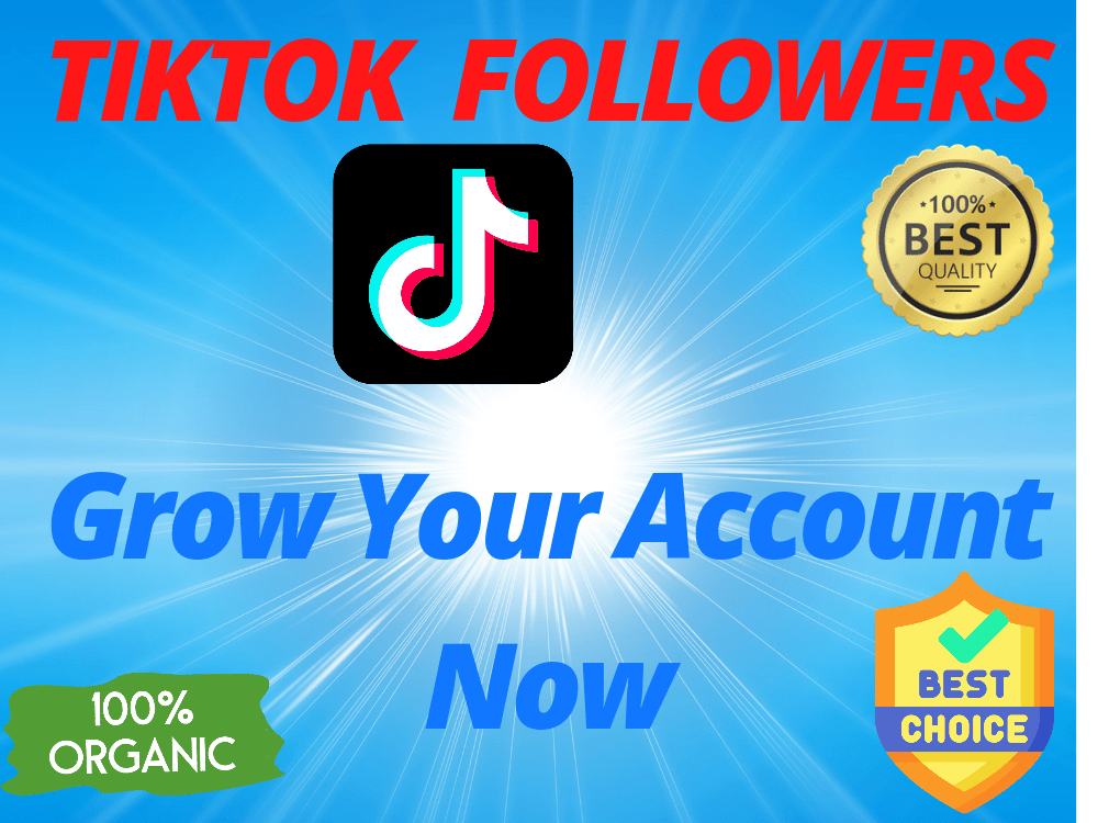 1000+ Tiktok Followers organically, Grow Your Tiktok account now