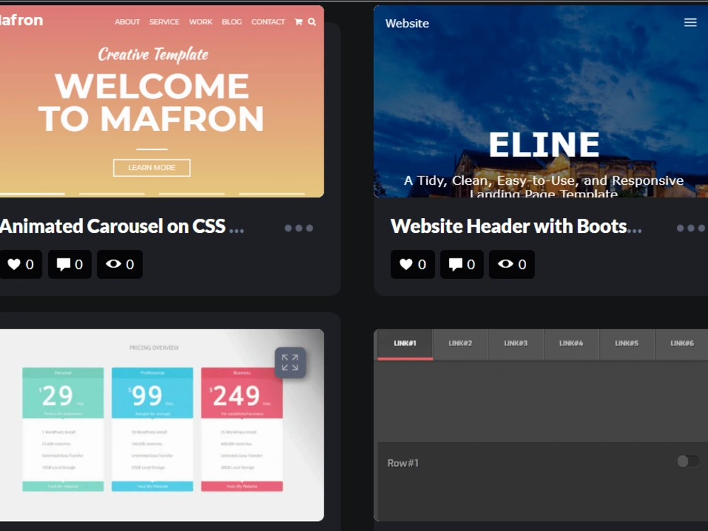 Modern responsive website with HTML CSS bootstrap | Upwork