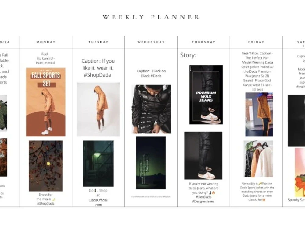 An aesthetically pleasing and engaging social media calendar Upwork An aesthetically pleasing and engaging social media calendar Upwork