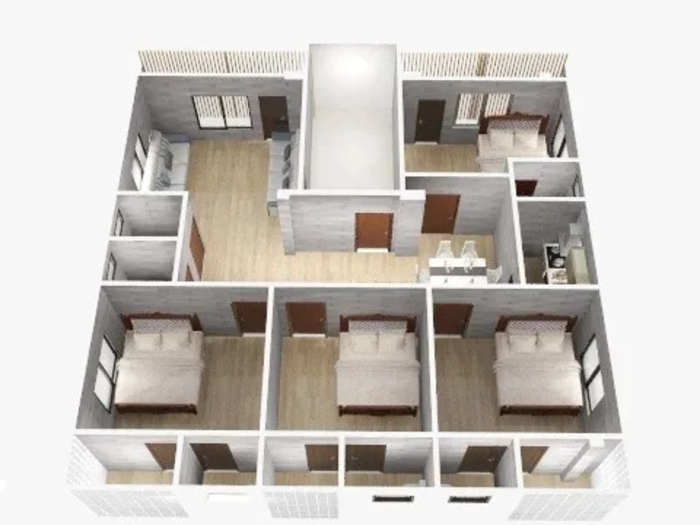 Interior design, 2D, 3D floor plan. | Upwork