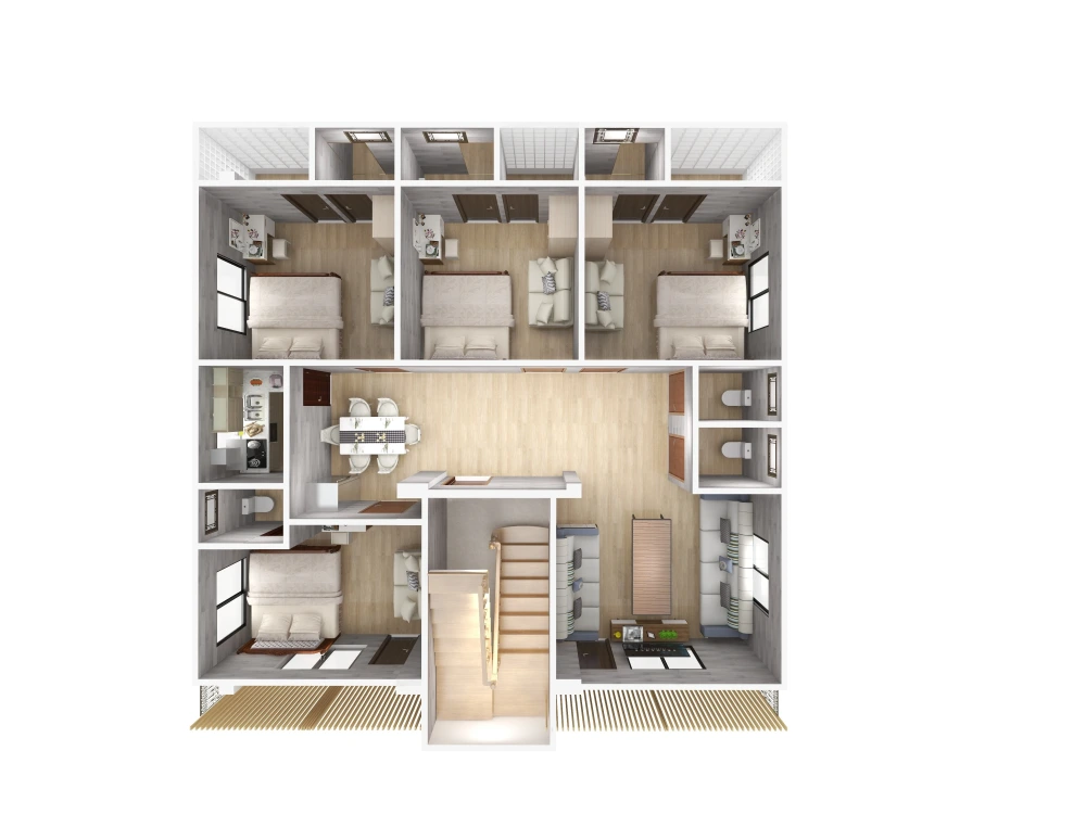 Interior design, 2D, 3D floor plan. | Upwork