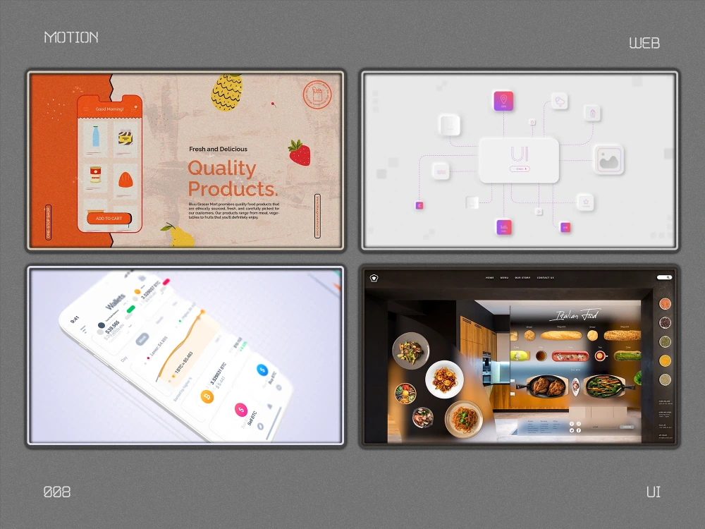 2D and 3D UI animation you websites and applications | Upwork