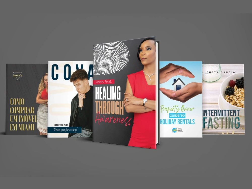 A book, ebook cover design Amazon KDP, IngramSpark Upwork