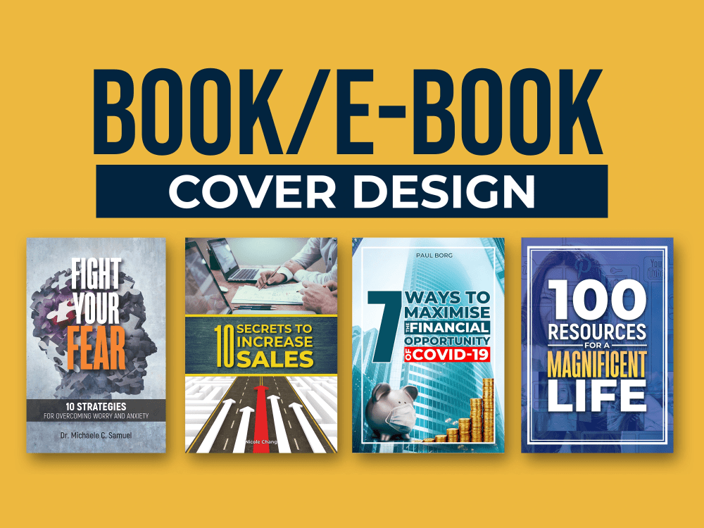 A book, ebook cover design Amazon KDP, IngramSpark Upwork