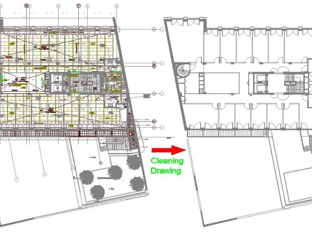 Redraft 2d floor plan and architectural drawing in autocad | Upwork