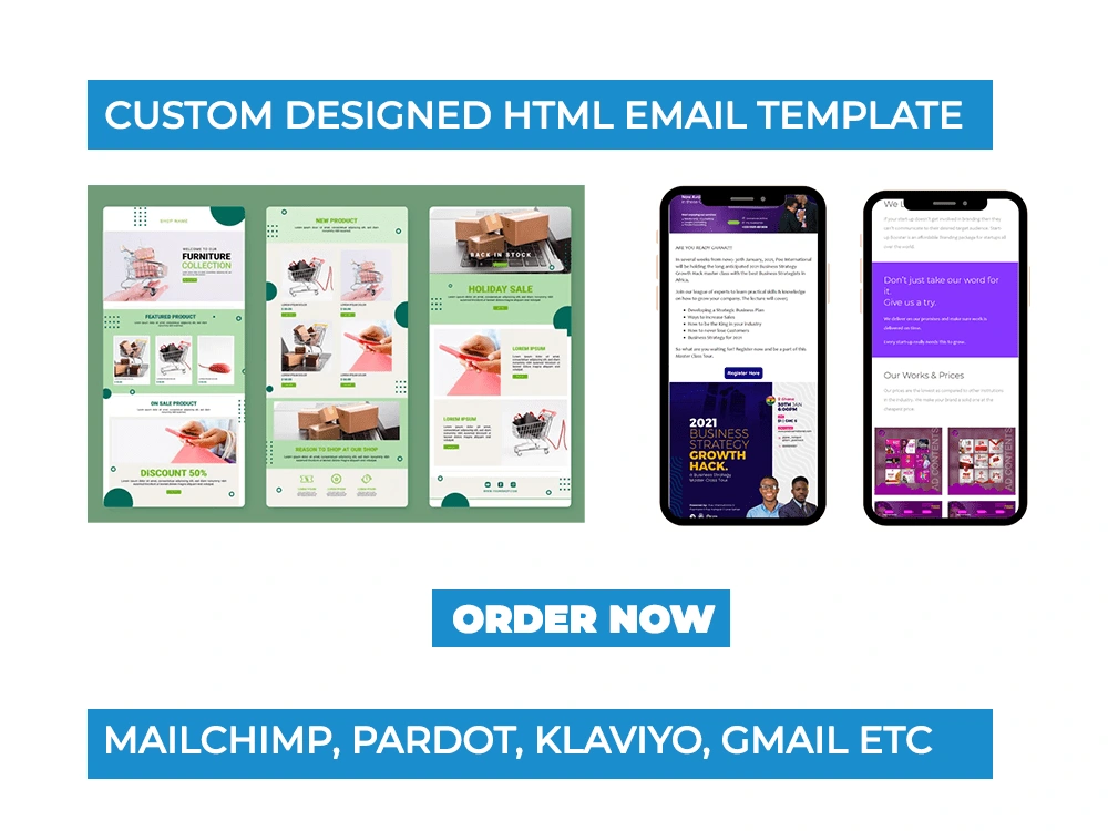 A Professional, Editable, Responsive Html Email Template | Upwork