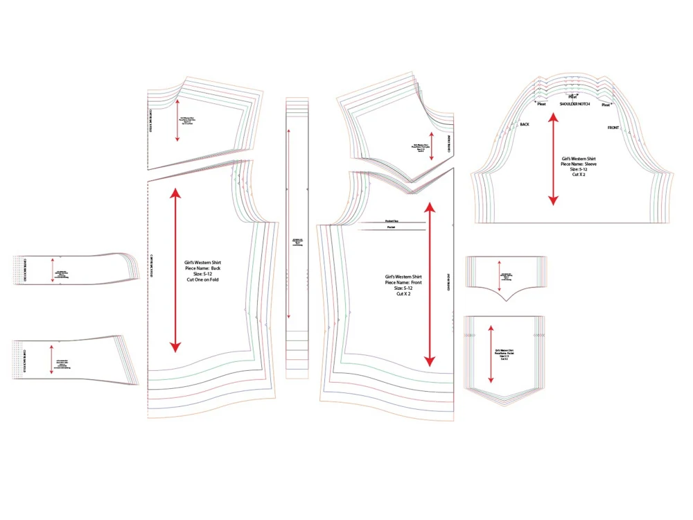 Professional garment patterns and graded patterns. | Upwork