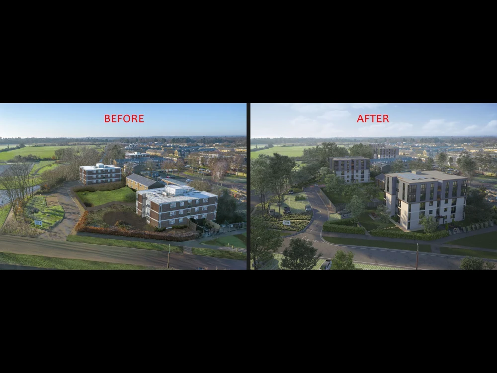External Staging Virtual Staging of Exterior for your project | Upwork