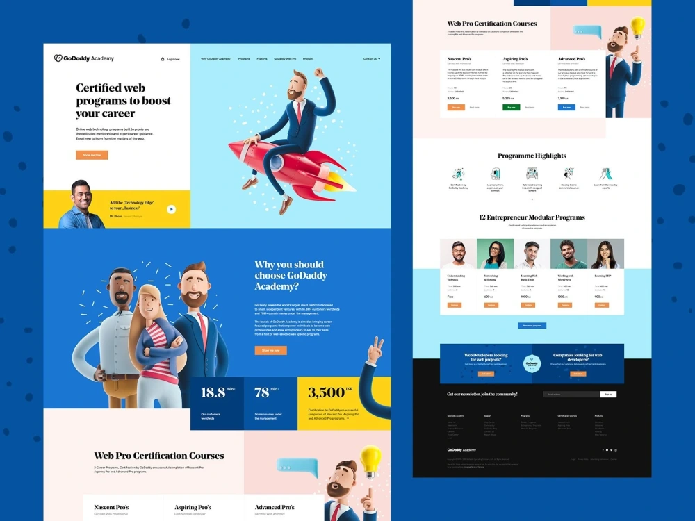 Clean and Modern Responsive website design and development | Upwork