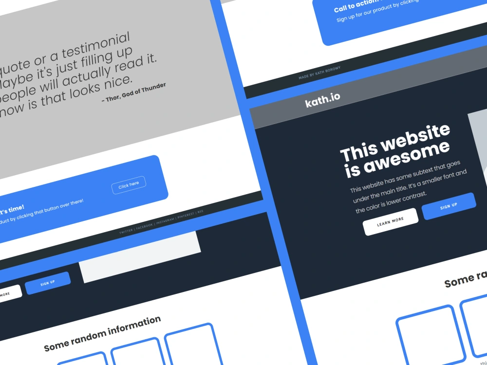 An amazing responsive webside design UX/UI in Figma | Upwork
