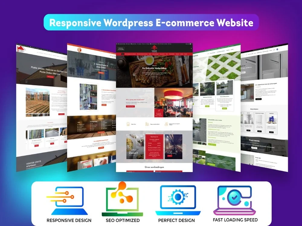 Responsive Wordpress and E-commerce Website | Upwork
