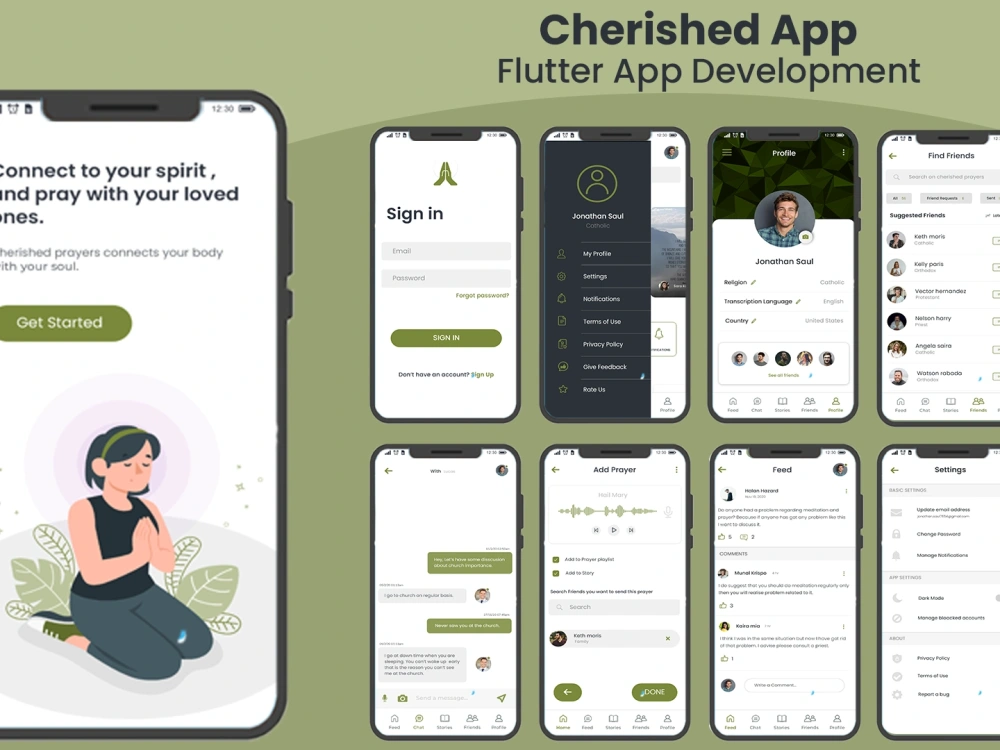 A complete social media app for both Android and iOS | Upwork