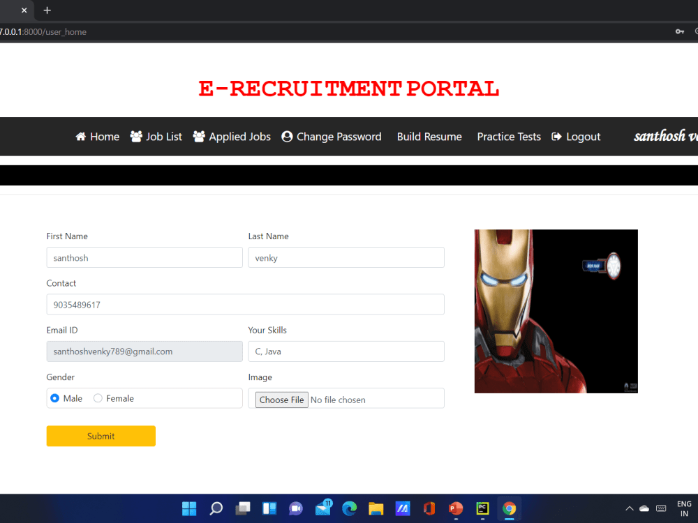E - Recruitment Portal Website | Upwork
