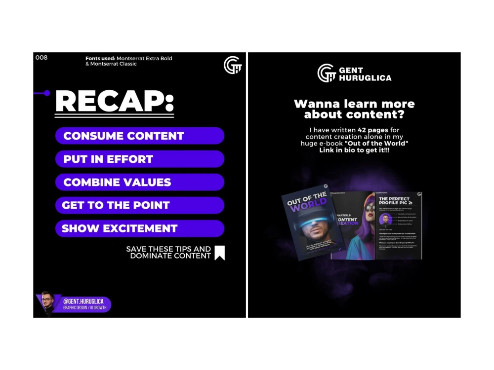 Attractive Instagram Carousel Posts And Carousel Infographics | Upwork