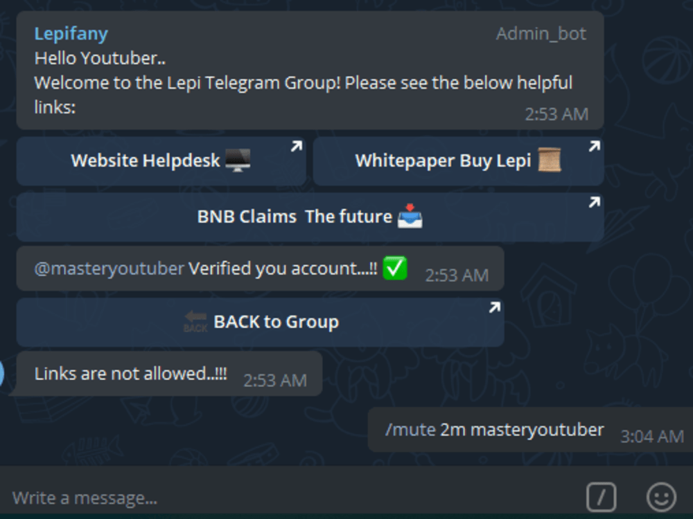 A custom automated telegram bot | Upwork