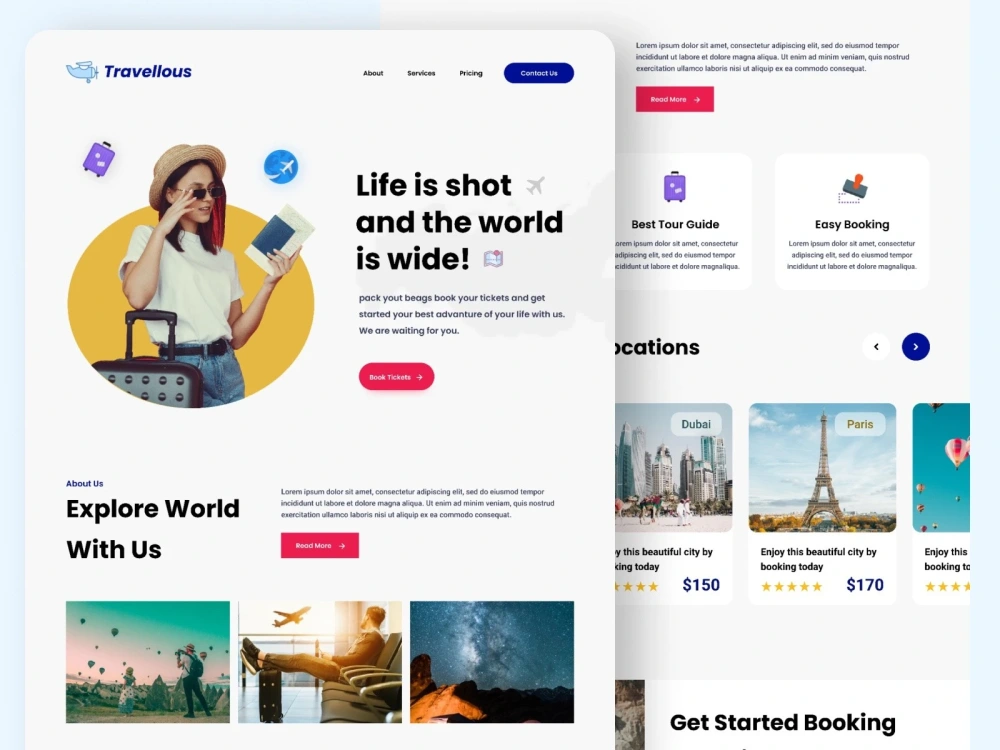 A professional uiux design for your business website | Upwork