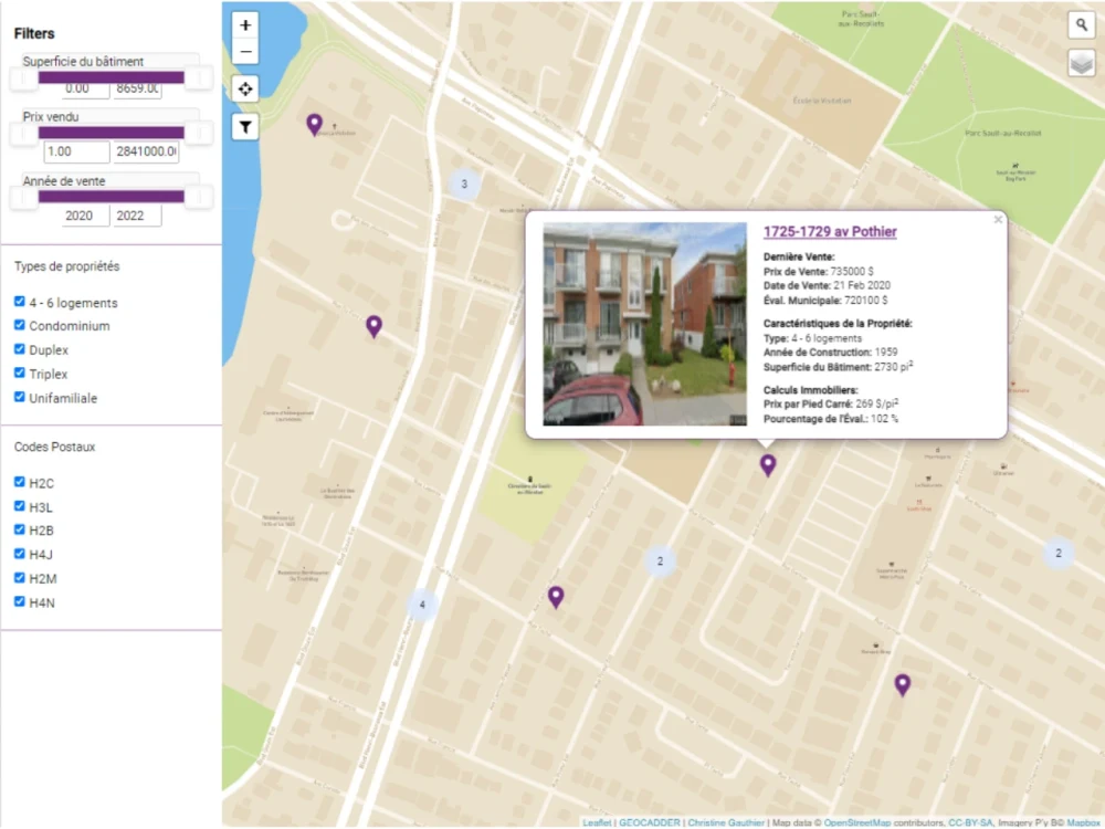 А web interactive map with Leaflet and Mapbox | Upwork