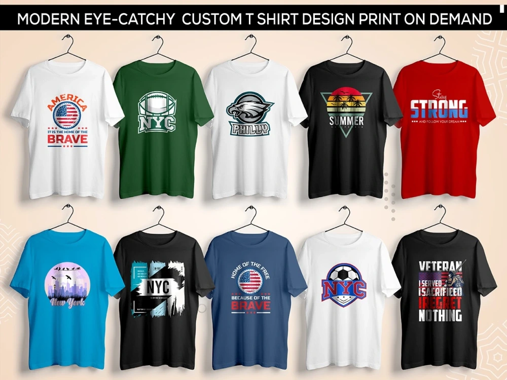 A creative, eye catchy typography t shirt design in 24 Hours | Upwork