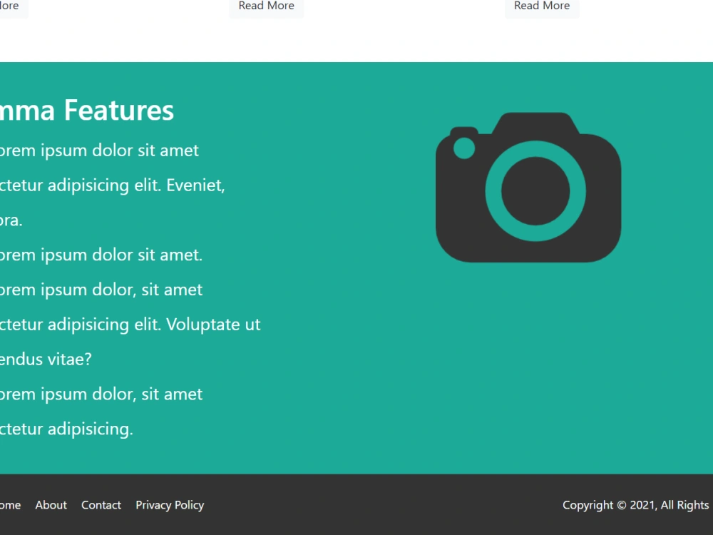 A Responsive landing Page using html, css and Bootstrap | Upwork