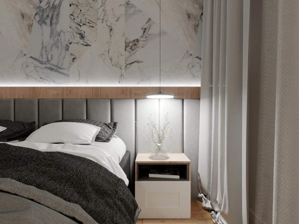 A wonderful custom bedroom design | Upwork