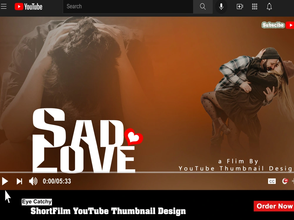 Eye Catching Cinematic ShortFilm/Drama YouTube Thumbnail Design | Upwork