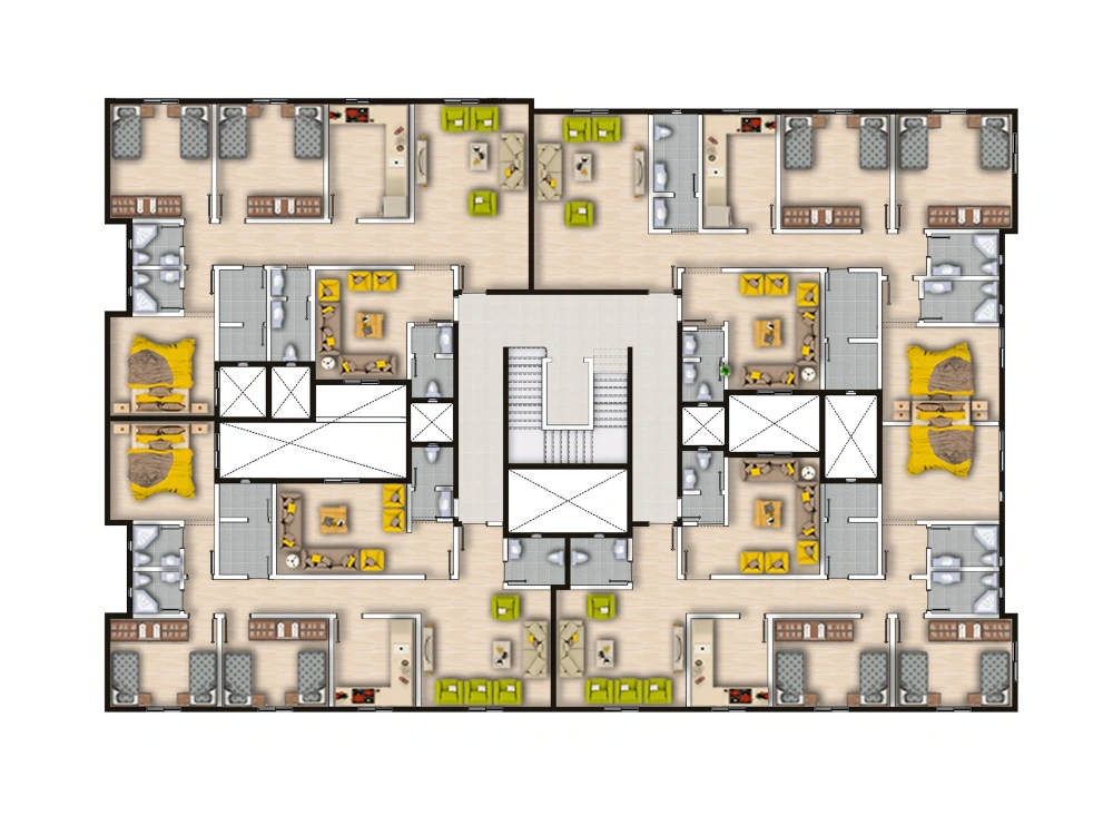 Beautiful 2D floor plan renderings | Upwork