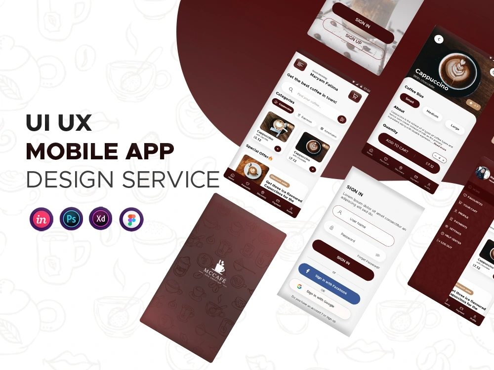 Outstanding professional mobile app UI/UX design | Upwork