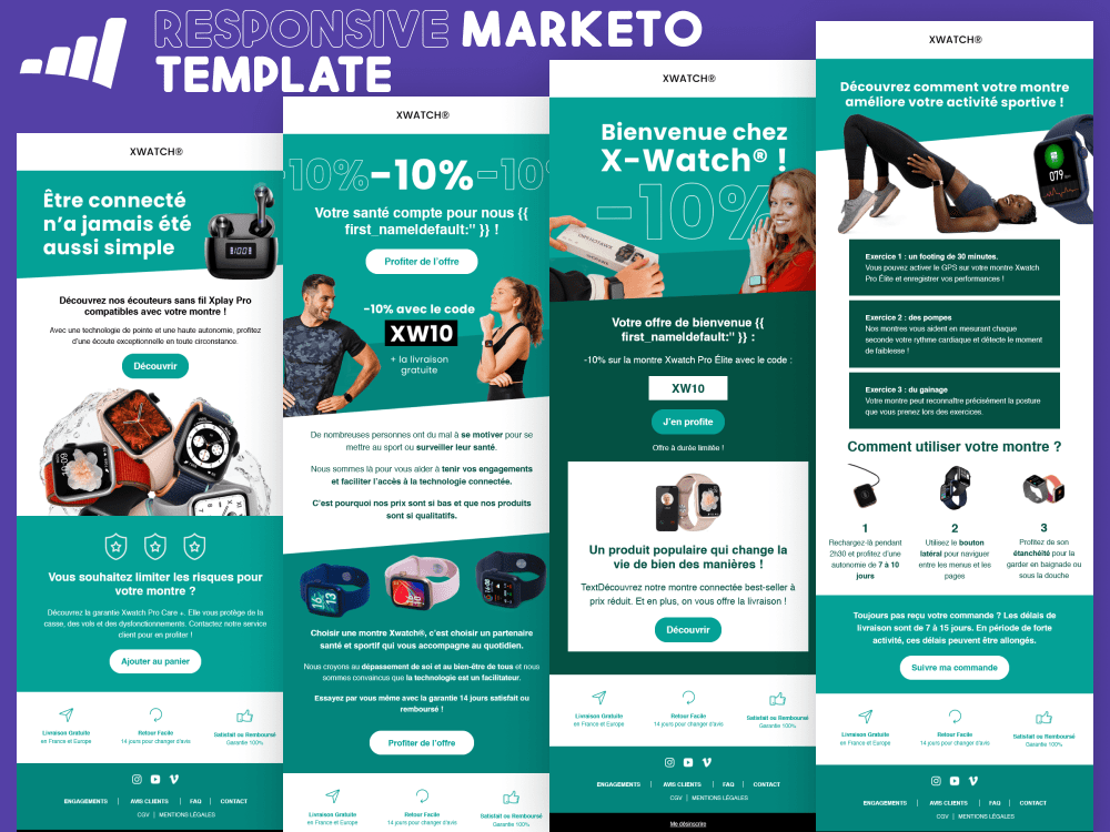 An editable Marketo drag & drop responsive email newsletter template An editable Marketo drag & drop responsive email newsletter template
