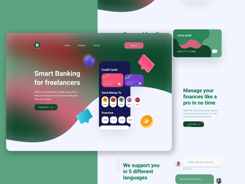 The best UI Design for your Landing Page with UX, UI, and Copywriting ...