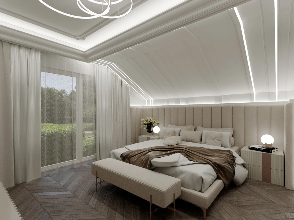 A wonderful custom bedroom design | Upwork