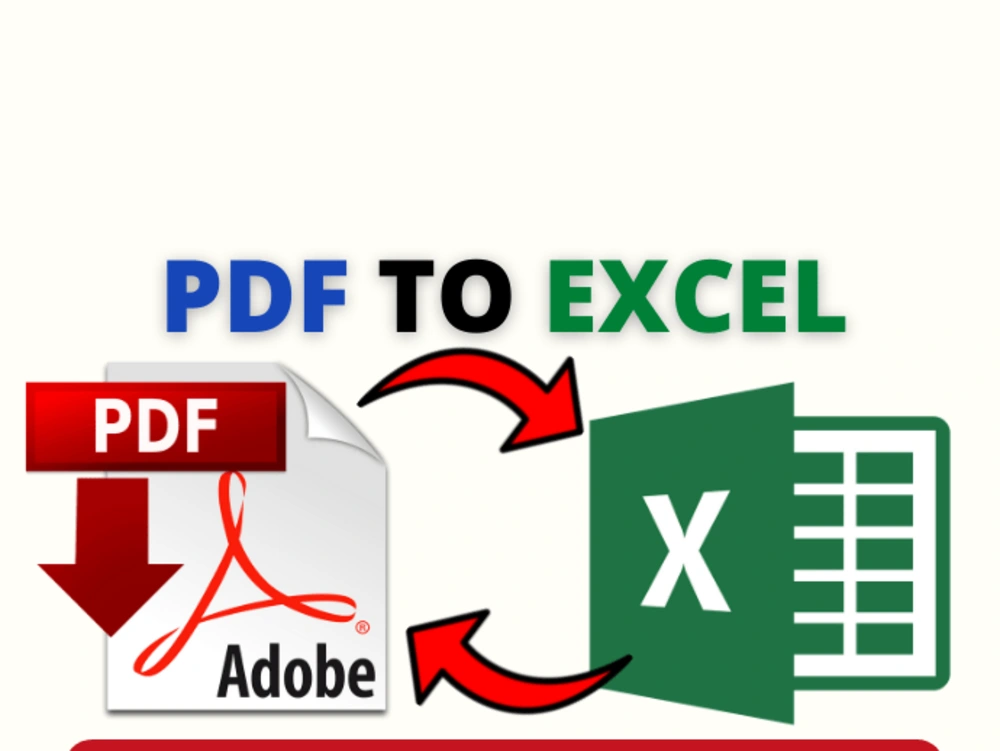 Accurate Conversion From PDF To Excel Document Format Upwork