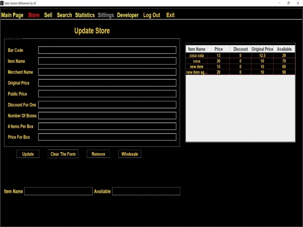 A good and simple desktop app (Sales System with bar code) using Java ...