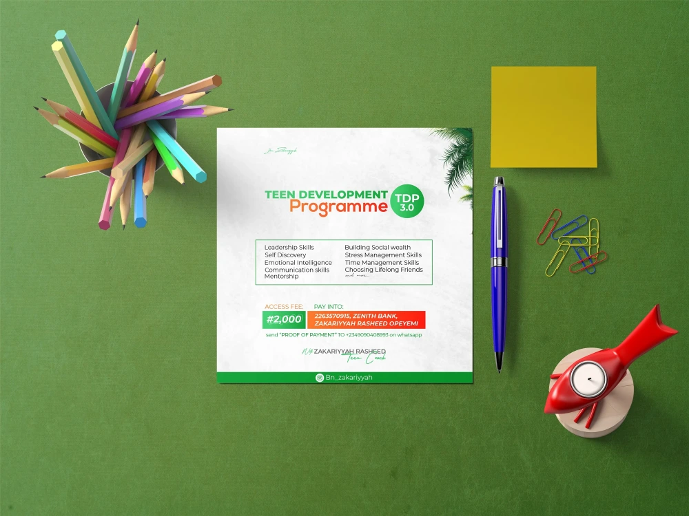 A beautiful flyer that will attract prospects and scale your business ...