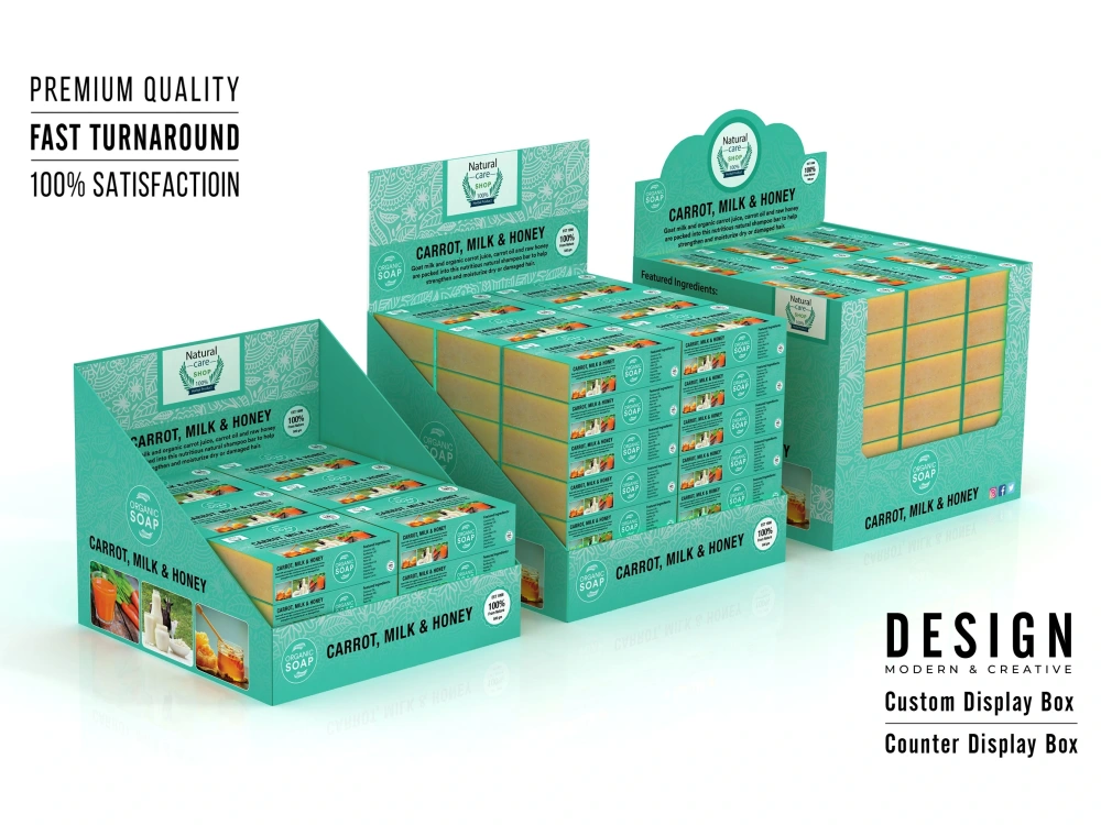 Cardboard Product Display Box for Retail Upwork