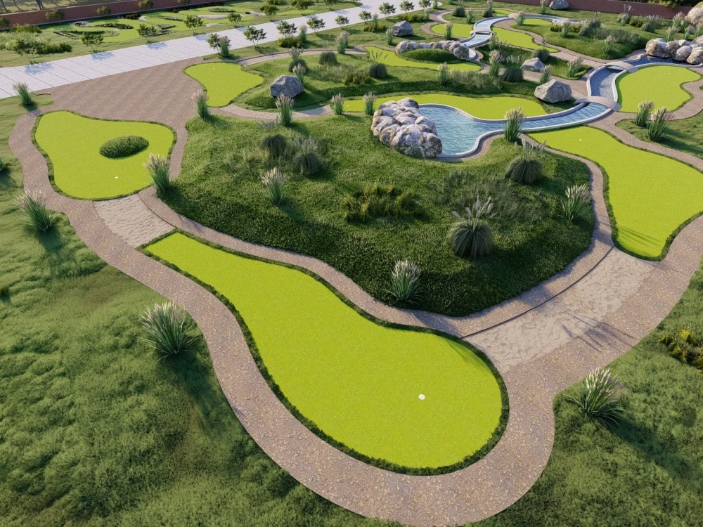 9 holes golf course and 18 holes professional golf course design Upwork