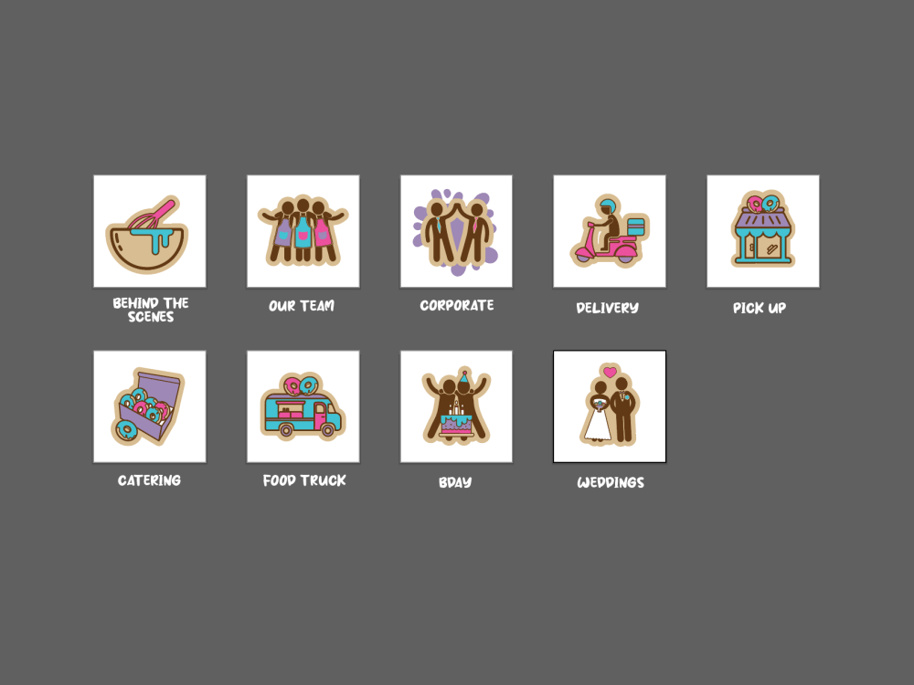 Icons for Instagram or Website x9 icons | Upwork