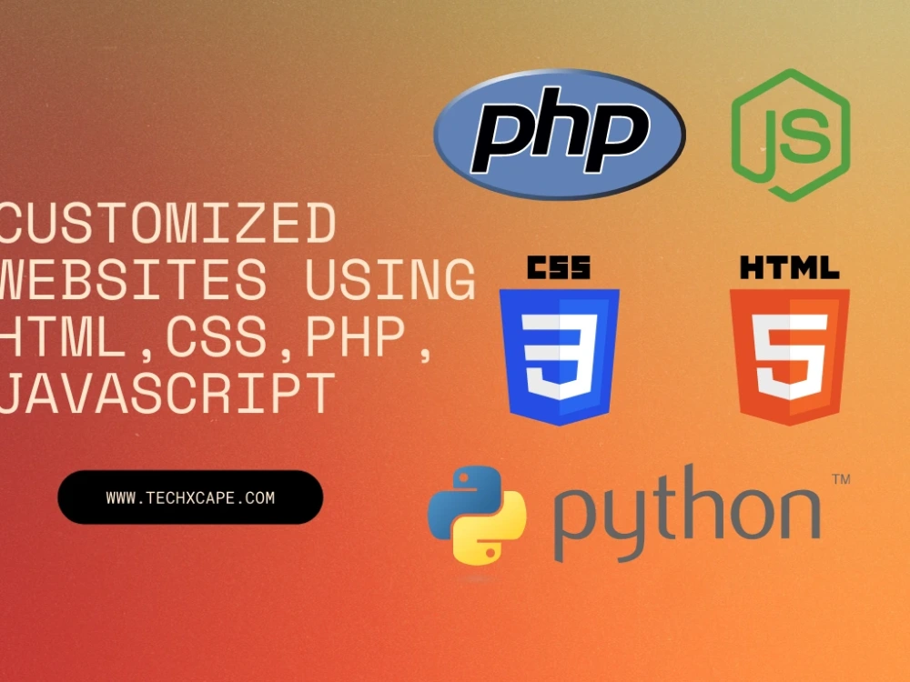 Customized website using HTML, CSS, PHP, Python | Upwork