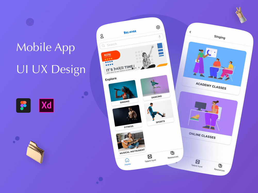 Creative and professional UI UX mobile app design | Upwork