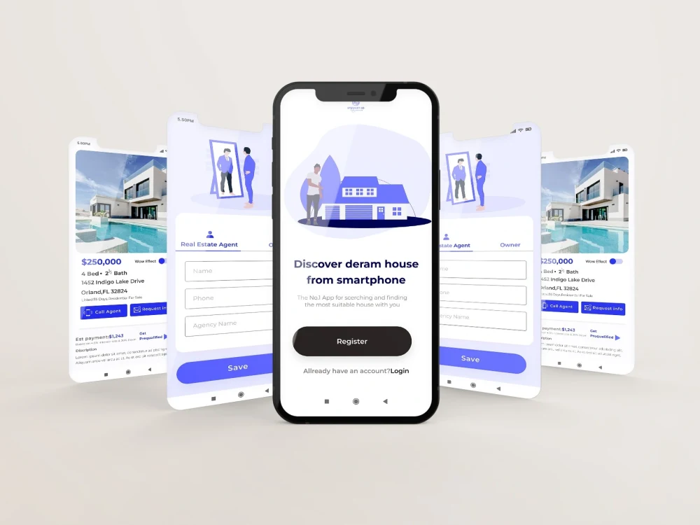 Modern professional website and mobile app UI/UX design by Figma | Upwork
