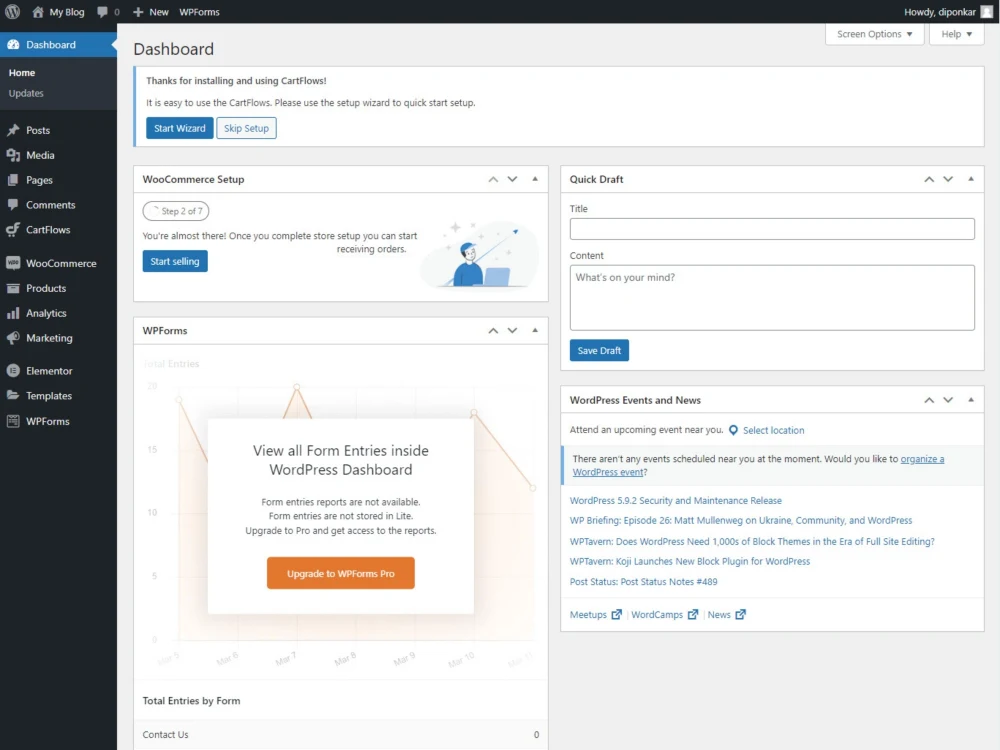 WordPress Installation and Theme setup with Demo Content | Upwork