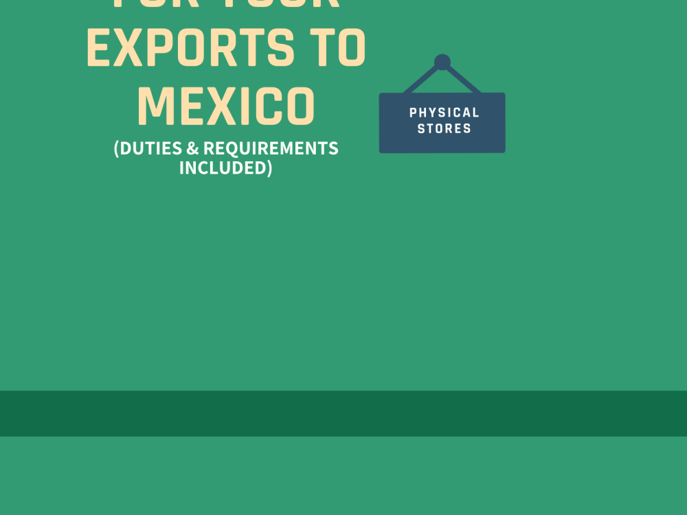 A Customs Tariff Number (HTS) for your exports to Mexico Upwork