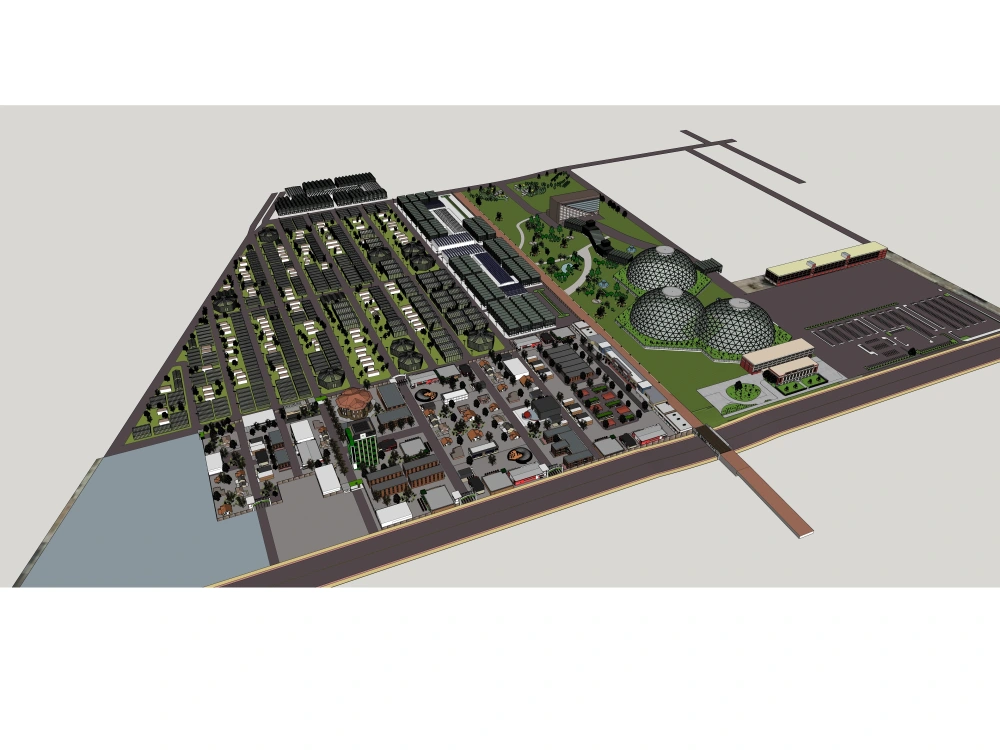 A 3D model of a city or Masterplan | Upwork