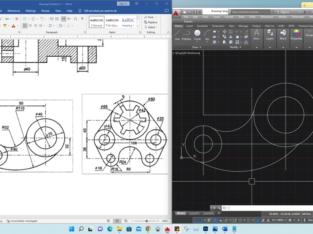Convert sketch image or PDF to autocad floor plan | Upwork