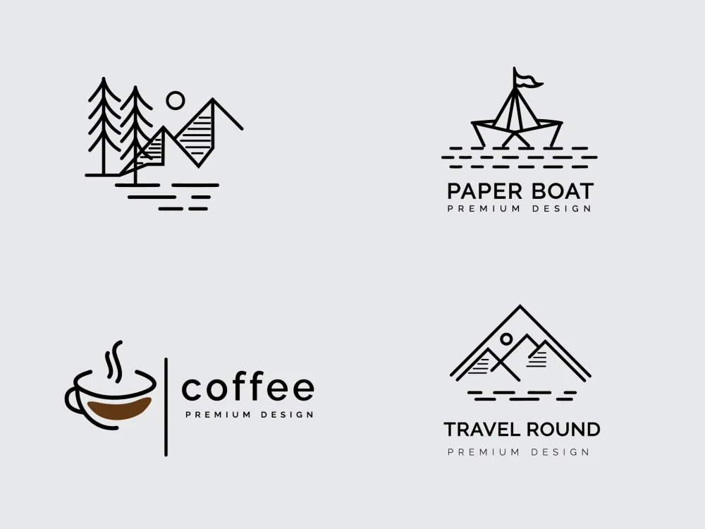 Design minimalist line art logo within 24 hours | Upwork