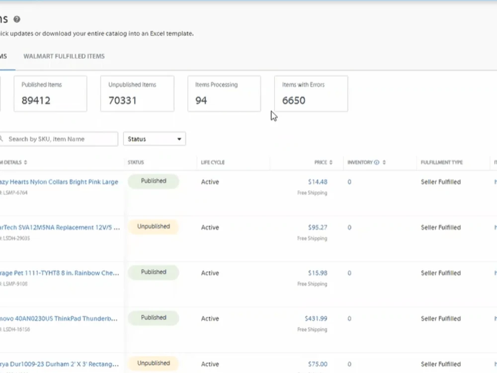 An optimized Walmart seller central account approval and set up. Upwork