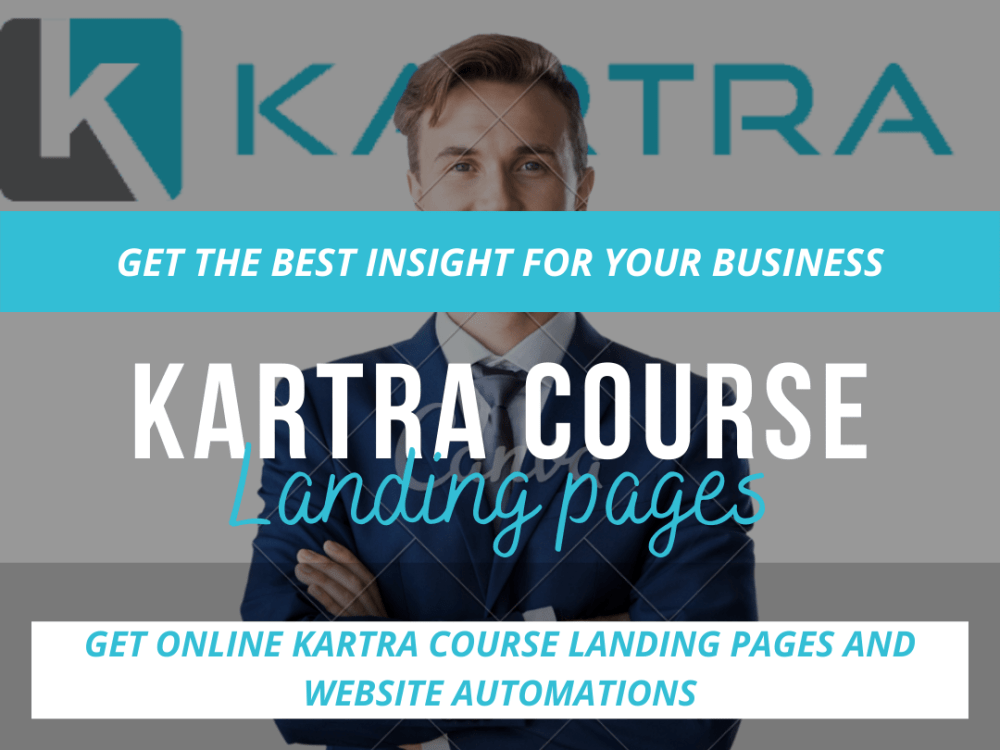 Online Kartra course Landing Pages and site Automations Upwork