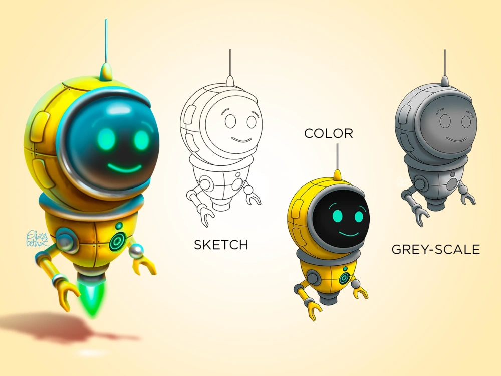 2d character, object, props | Upwork