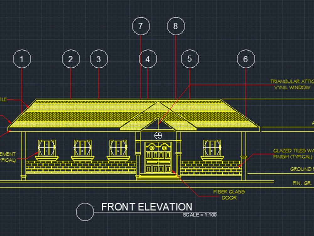 A full set of architectural floor plans drawing in AutoCAD | Upwork