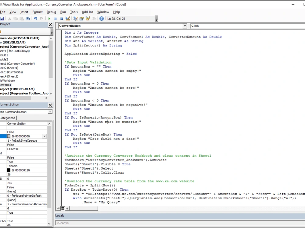 User-friendly and automated Excel Spreadsheet/Forms with VBA/Macros ...